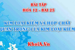 Bài tập Kim loại kiềm và hợp chất kim loại kiềm: Giải bài tập 1, 2, 3, 4, 5, 6, 7, 8 trang 111 SGK Hóa 12  bài 25